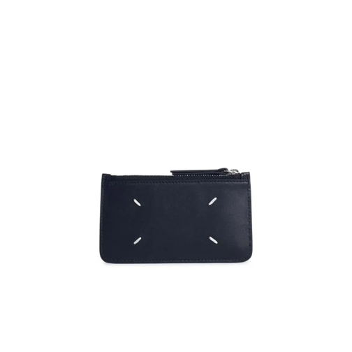 Maison Margiela Black Leather Cardholder Black Kartenhalter