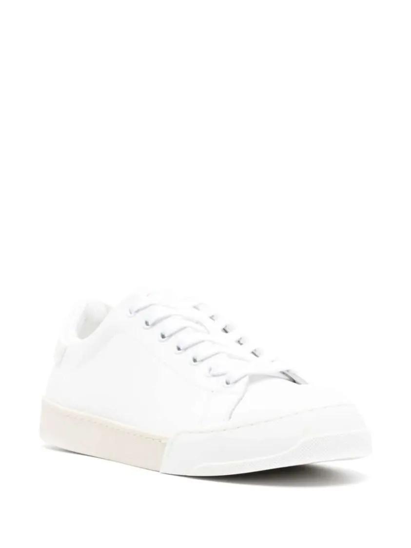 Thumbnail - Marni Low-Top Sneaker - Dada Bumper Leather Sneakers - Gr. 41 (EU) - in Weiß - für Damen