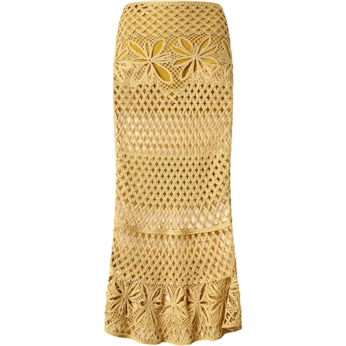 Pinko Jupes midi Skirts Giallo Canna Dindia mehrfarbig
