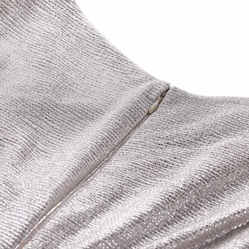 Talbot Runhof Maxi-jurk Langes Abendkleid silber(Image 4)