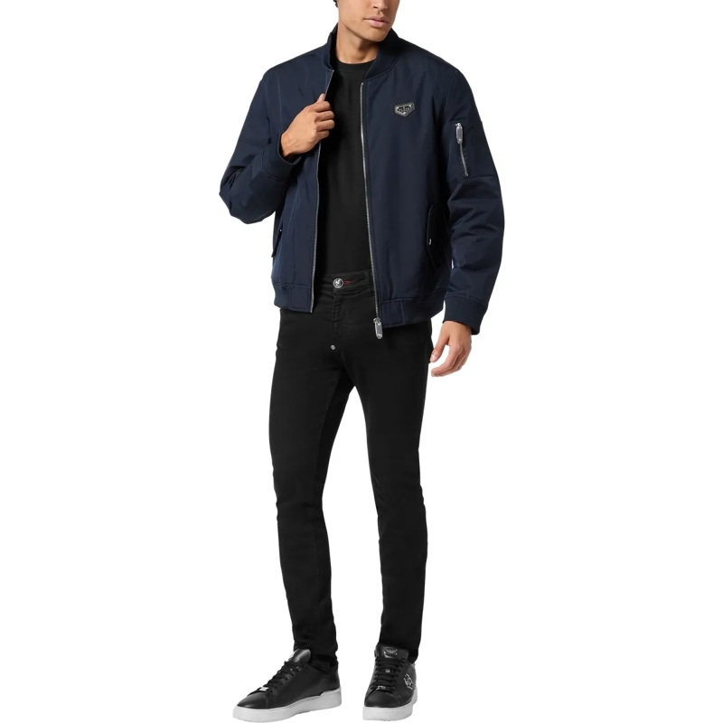 Philipp Plein Daunenjacke Bomber schwarz(Image 4)