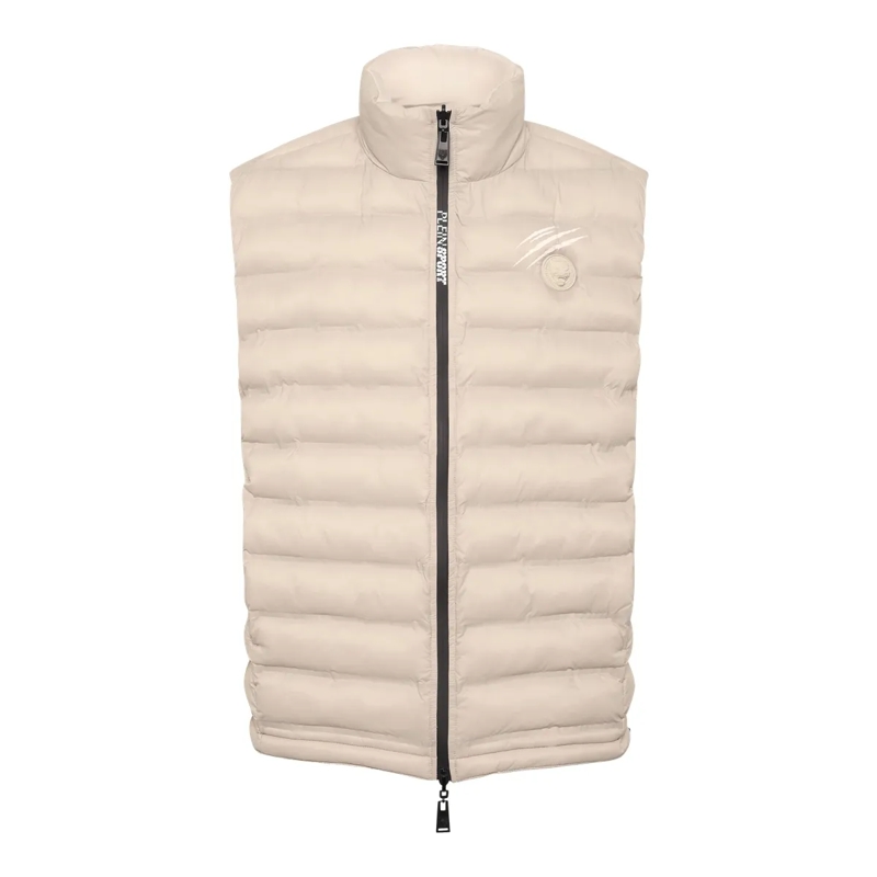 Plein Sport Weste Kurze Weste beige
