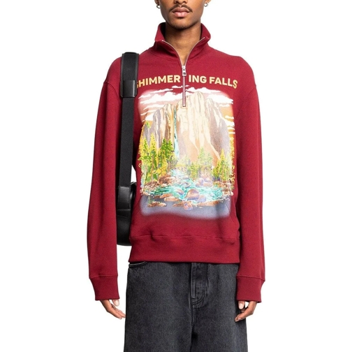 Loewe  ZIP-UP SWEATSHIRT BURGUNDY rot