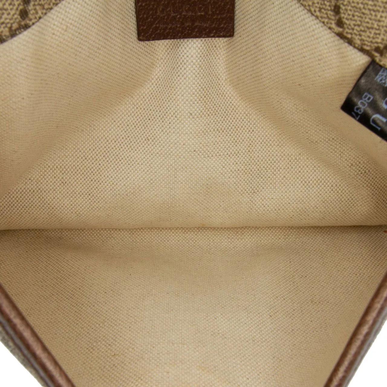 Thumbnail - Gucci Bauchtaschen - 2016-2024 GG Supreme Web Neo Vintage Belt Bag - Gr. ONE SIZE - in Braun - für Damen