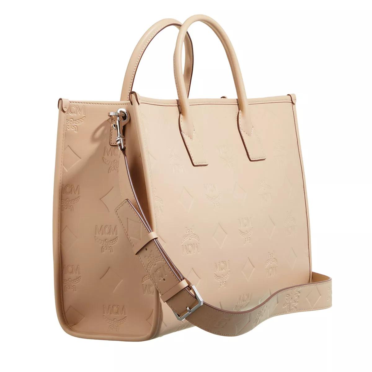 Mcm discount tote beige