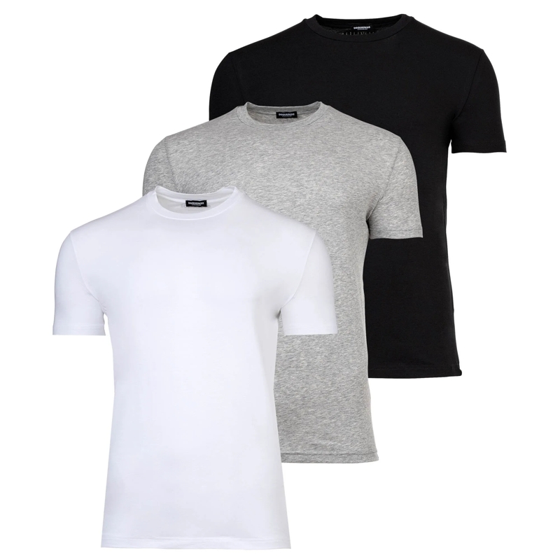 Dsquared2 Hemd 3-PACK T-SHIRT 3er Pack bunt