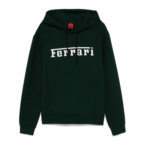 Ferrari Hoodie Sweatshirt With Logo Black