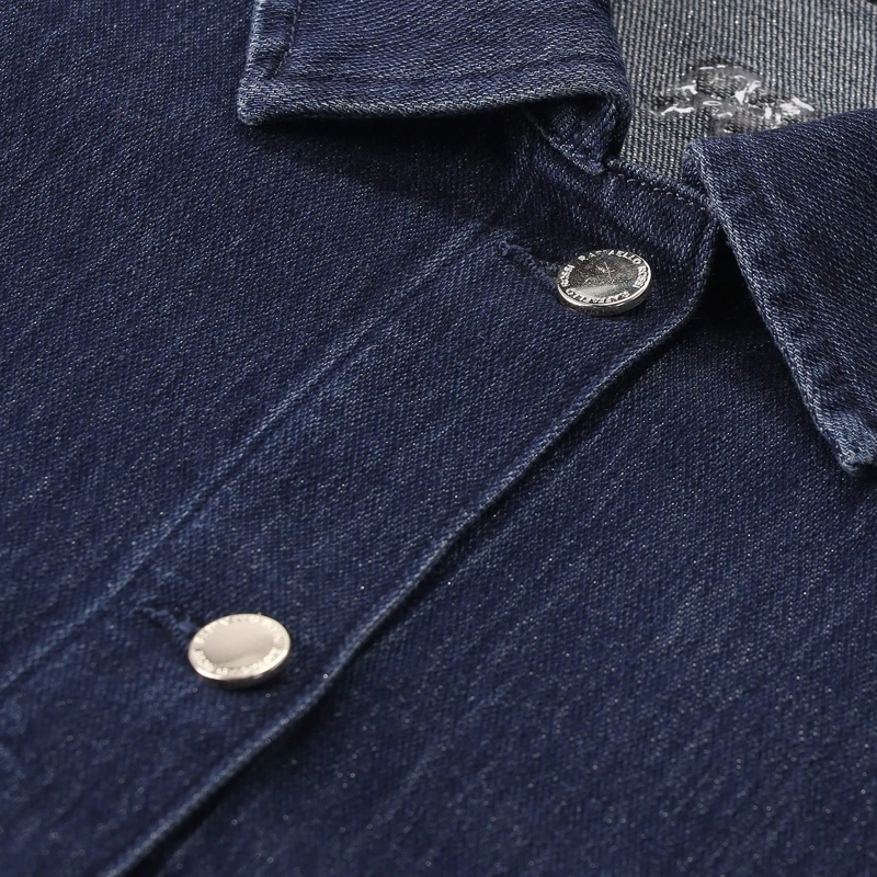 Raffaello Rossi Veste de transition Jeansjacke aus Baumwoll-Mix blau(Image 3)