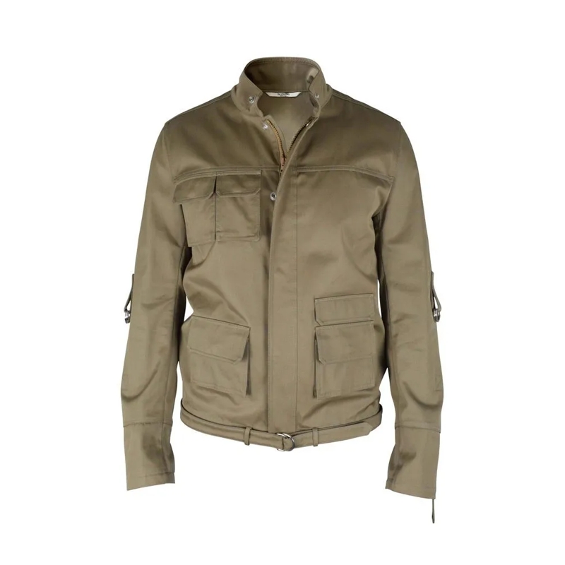 Valentino Garavani  Beige Zip-Up Jacket With Adjustable Sleeves Neutrals