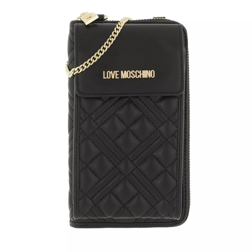 Love Moschino Portafogli Quilted Pu  Nero Phone Bag