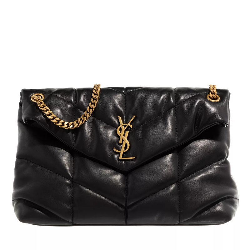Saint Laurent Crossbody Bag YSL Loulou Puffer M 1000 nero