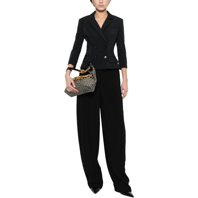 Elisabetta Franchi Hose Trousers Black schwarz(Image 3)