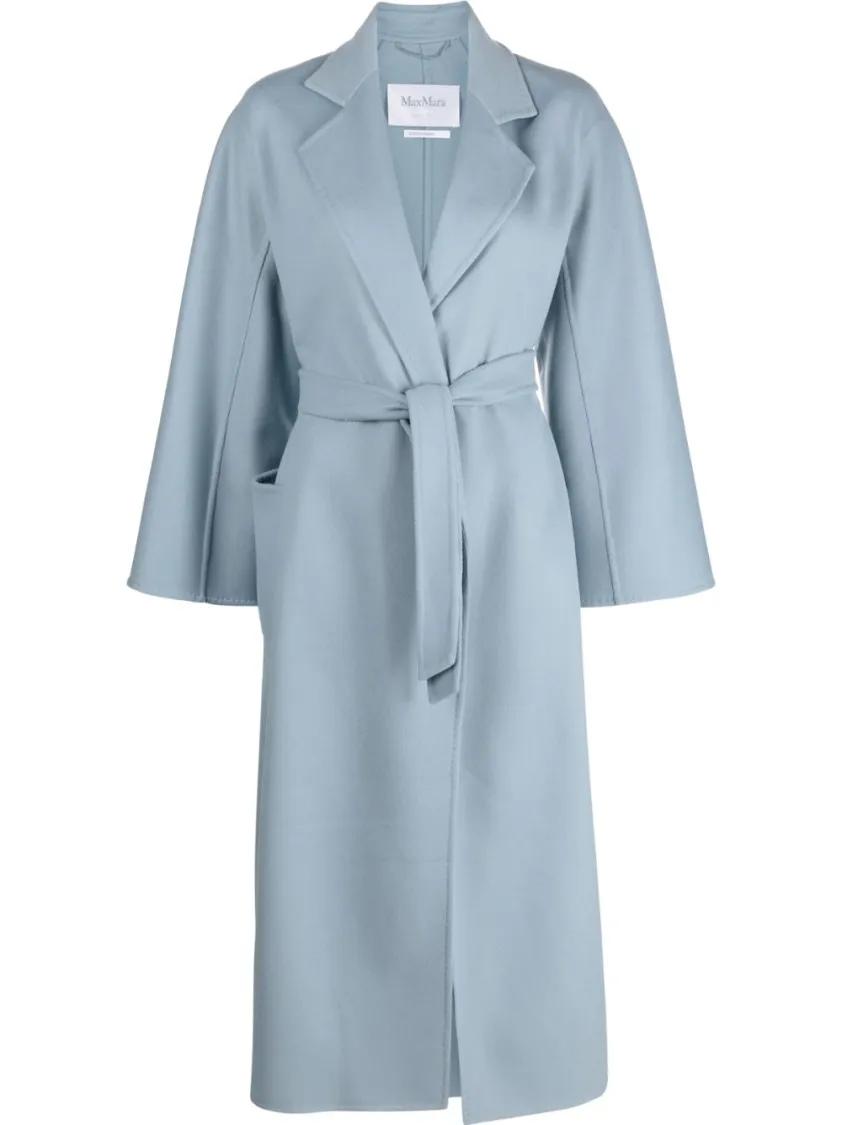 Max Mara - Cadmio Belted Coat - Größe 34 - blau