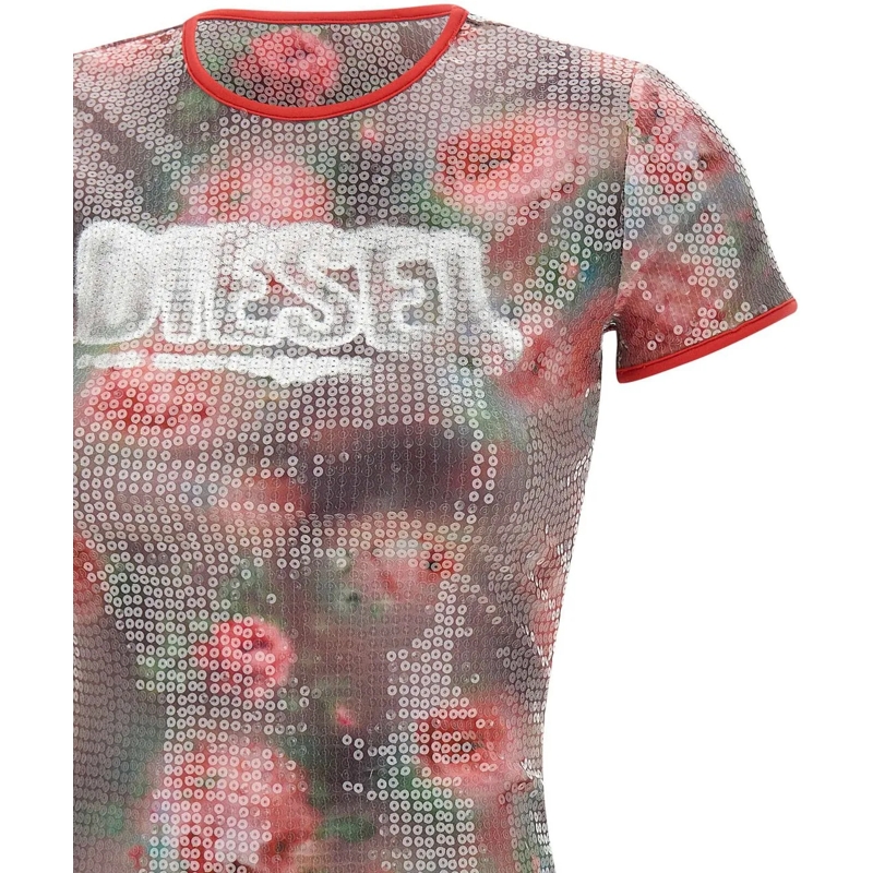 Diesel T-shirt T-Shirts And Polos Red rot(Image 4)