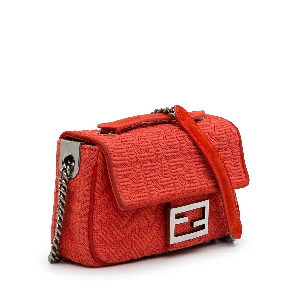 Thumbnail - Fendi Hobo Bags - Midi Chain Baguette - Gr. unisize - in Rot - für Damen