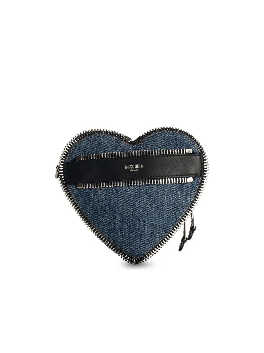 Moschino Shopper - Blue Denim Crossbody Bag - Gr. unisize - in Blau - für Damen