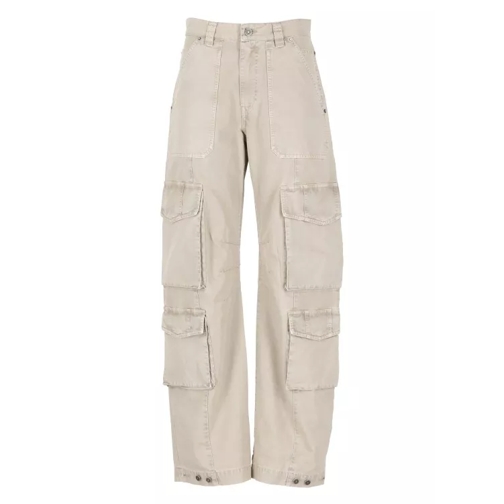 Golden Goose Cotton Cargo Pants Neutrals 