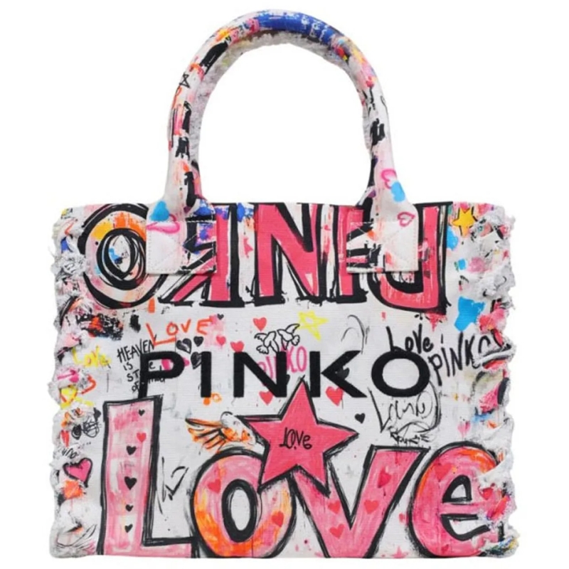 Pinko Shopper Bags White weiß