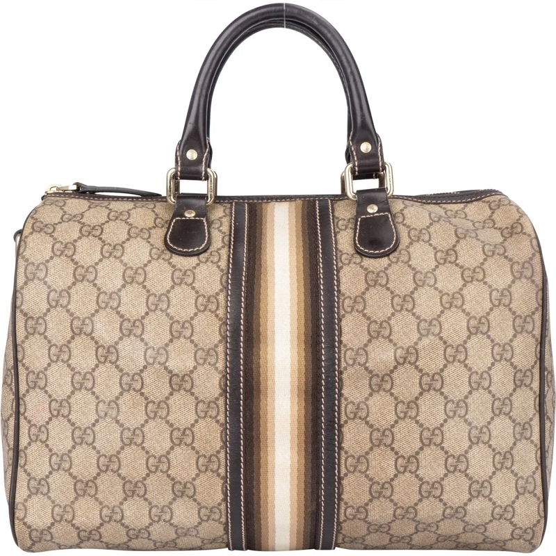 Gucci Schultertasche Gucci GG Supreme Monogram Boston Handbag mehrfarbig