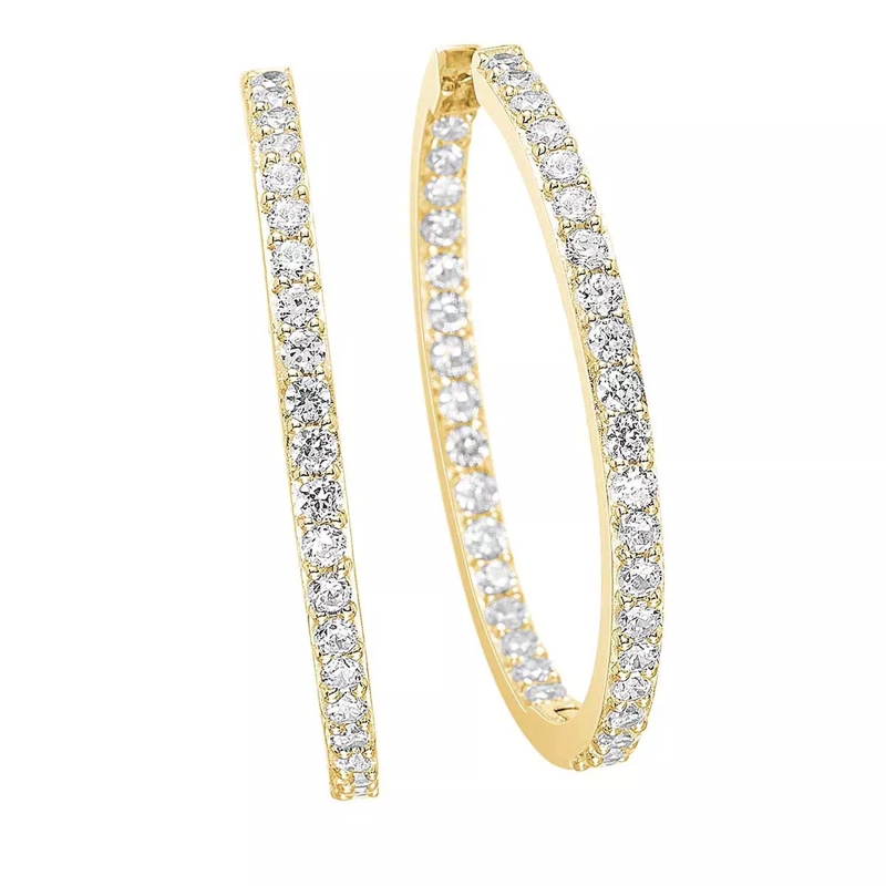 Sif Jakobs Jewellery Creolen Bovalino Earrings 18K Yellow Gold Plated