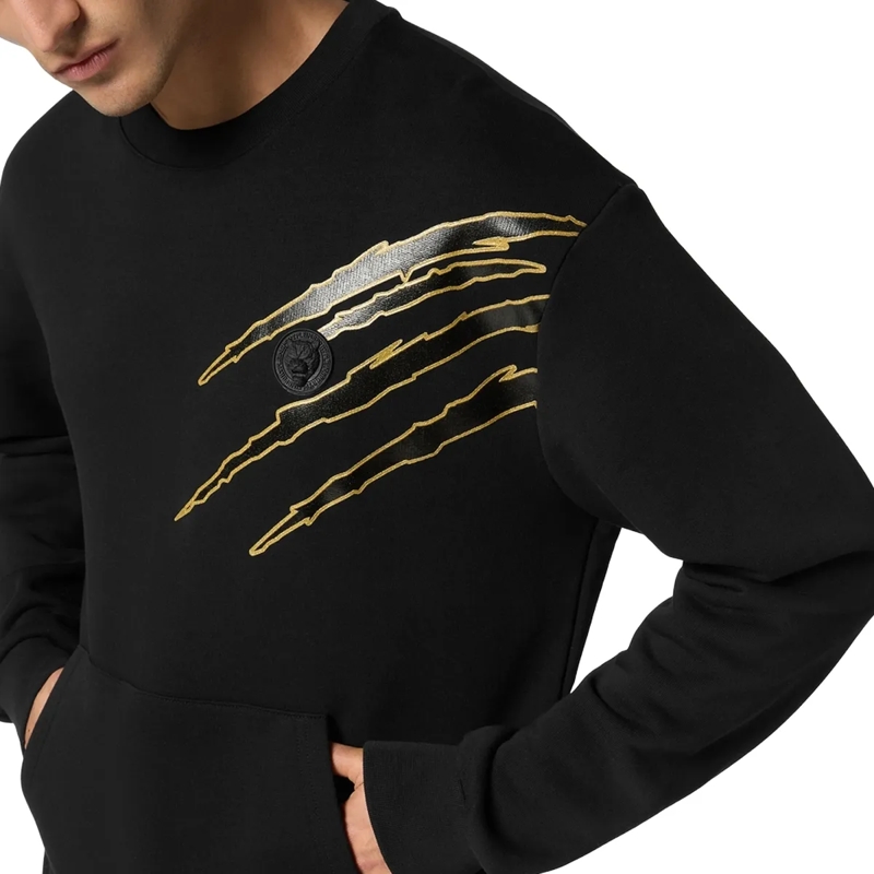 Plein Sport Top Sweatshirt Scratch schwarz(Image 2)
