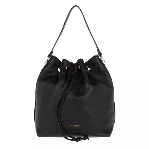 Coccinelle Alpha Shopping Bag Noir Bucket Bag