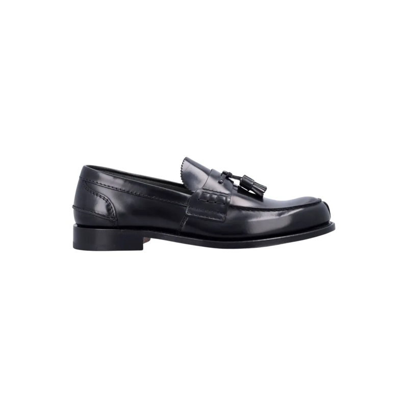 Church's Loafer Black Leather Tiverton Loafers Black
