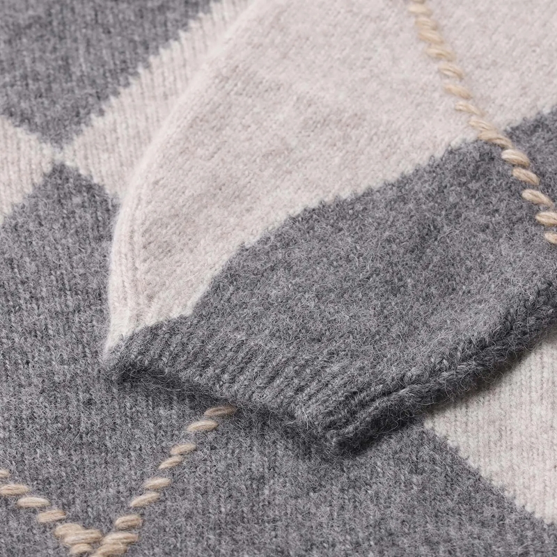 Luisa Cerano Pullover Pullover aus Alpaka-Woll-Mix grau(Image 4)