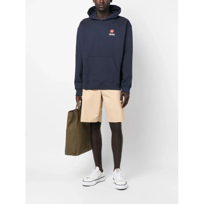 Kenzo Legere Shorts Mid-Thigh Cargo Shorts With Multiple Pockets Neutrals (Image 2)