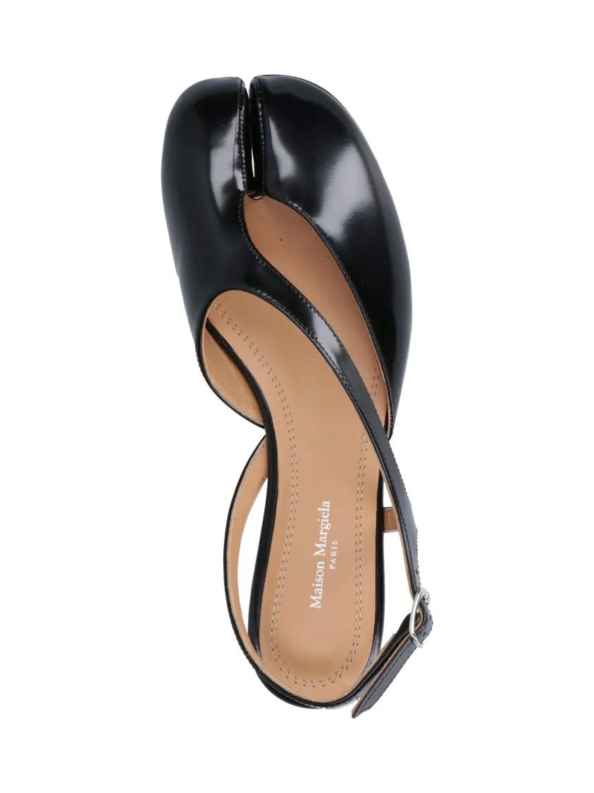 Thumbnail - "Tabi" Slingback Ballerinas Black - Gr. 40 (EU) - in Schwarz