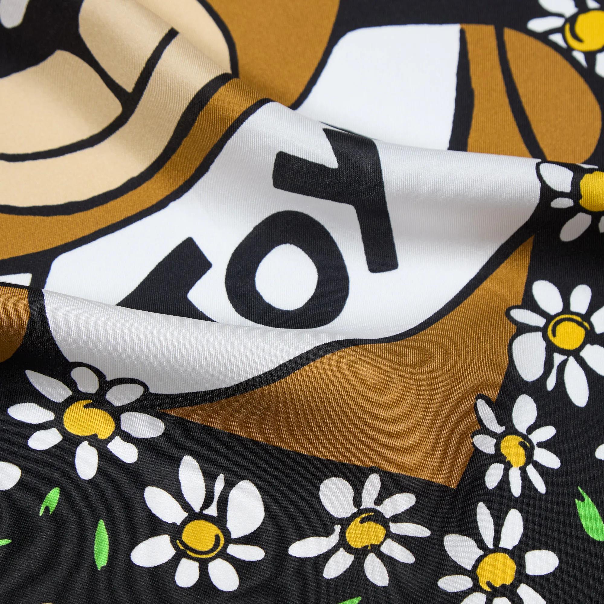 Moschino 100% Silk Twill H. Prt. Square Moschino