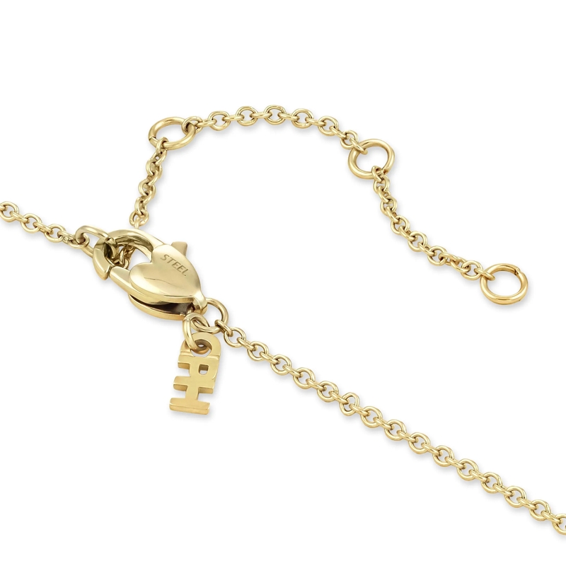 Copenhagen Mittellange Halskette Edelstahl Balloon Hearts gold(Image 4)