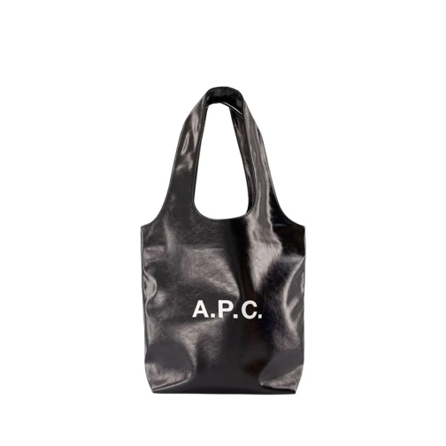 A.P.C. Ninon Small Shopper Bag - Synthetic - Black Black Sporta