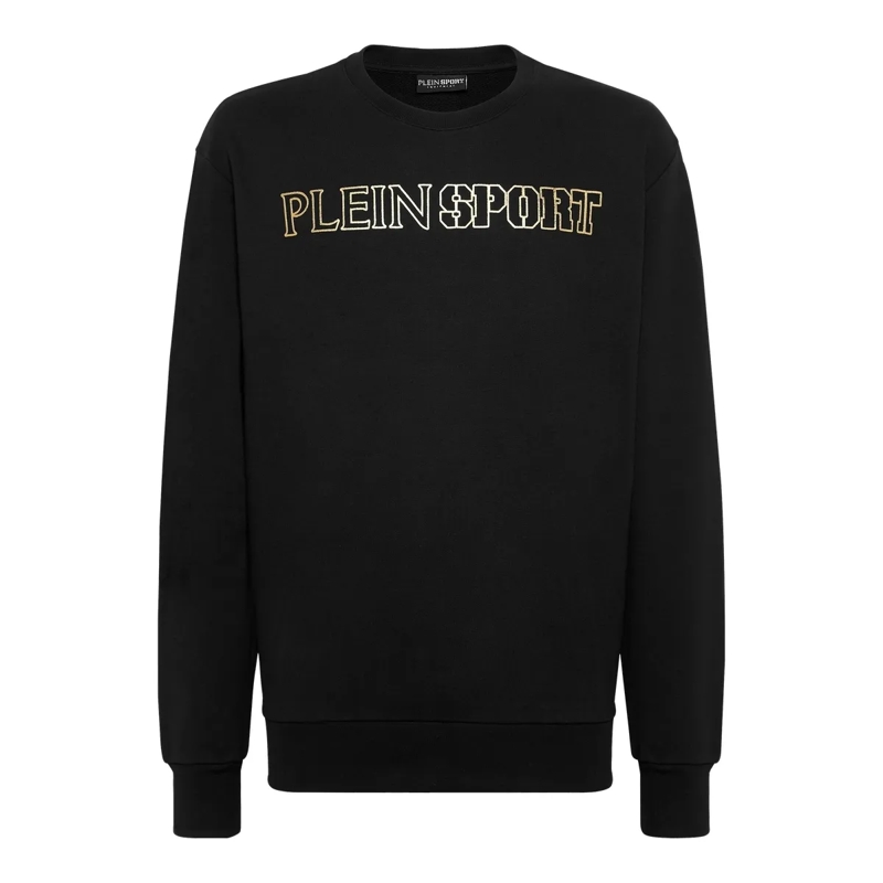 Plein Sport Top Sweatshirt Tiger schwarz