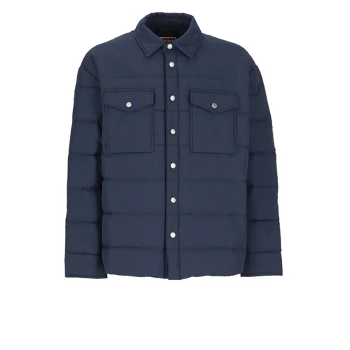 Kenzo Padded And Quilted Jacket Blue 