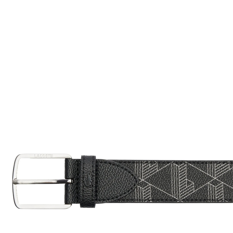 Lacoste Gürtel Lacoste LACOSTE Herren Gürtel -  Coated Canvas Mon schwarz(Image 2)