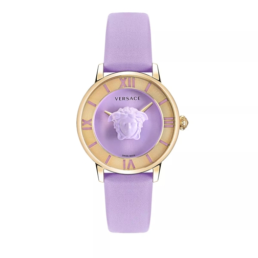 Versace La Medusa Purple Quartz Watch