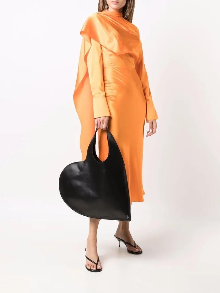 Coperni Totes & shoppers Black Heart Tote Bag in zwart