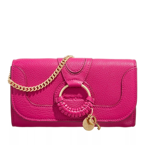 See By Chloé Hana Wallet On Chain Magneticpink Wallet On A Chain