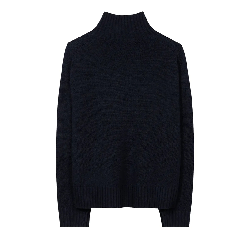 Luisa Cerano Pullover Turtleneck aus Woll-Mix winter navy(Image 6)