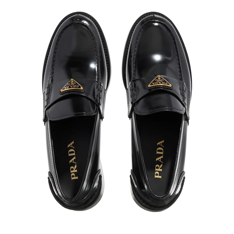 Prada Loafer Logo Loafer Nero(Image 6)