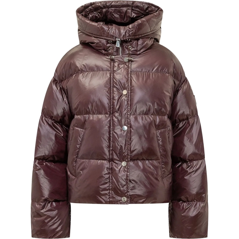 Pinko Daunenjacke Giacca Impasto Trapuntata con Cappuccio braun