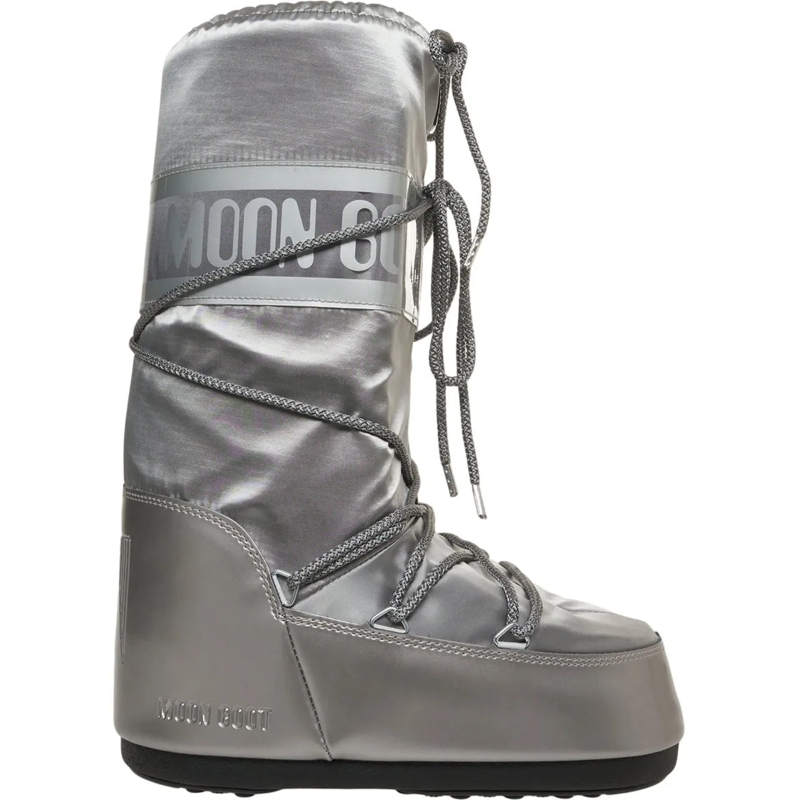 Moonboot Bottes Boots 'ICON GLANCE' silber