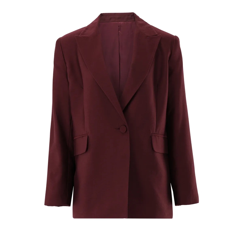 VAN LAACK Blazer Mantel Modern Fit Uni rot