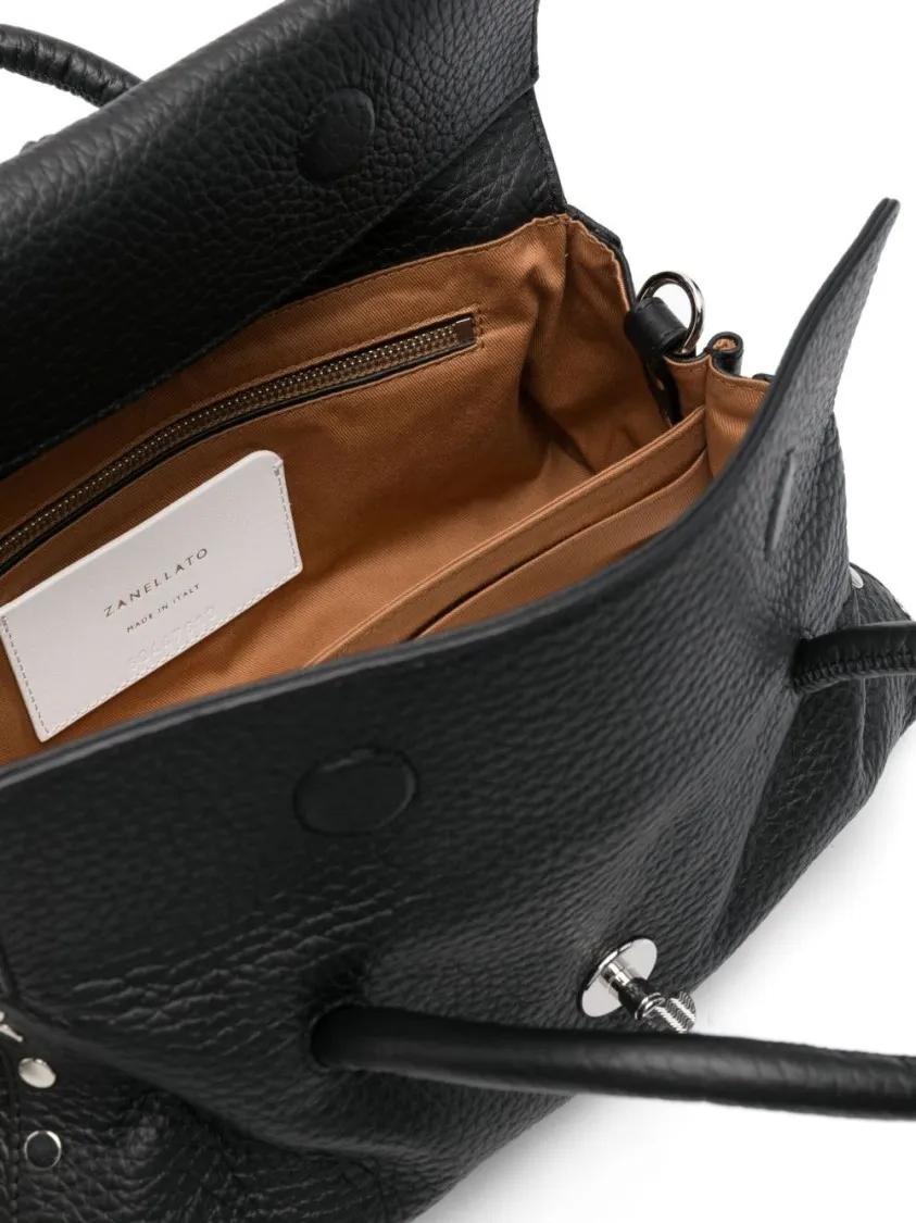 Zanellato Hobo bags Dotta Centauro S Leather Bag in zwart