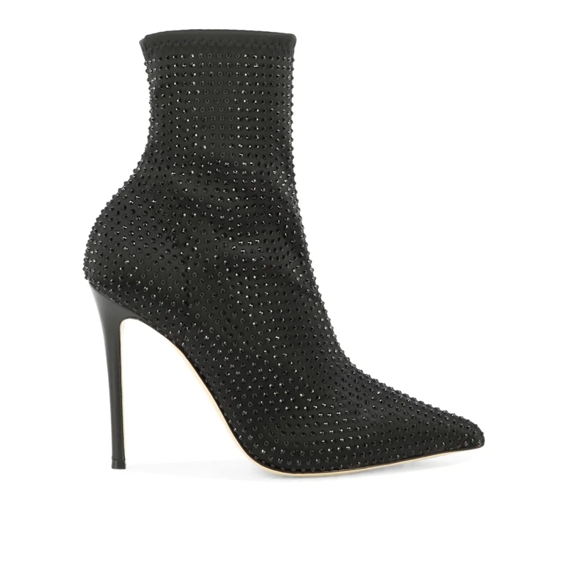 Ninalilou Stiefel "Avril 105" Ankle Boots Black