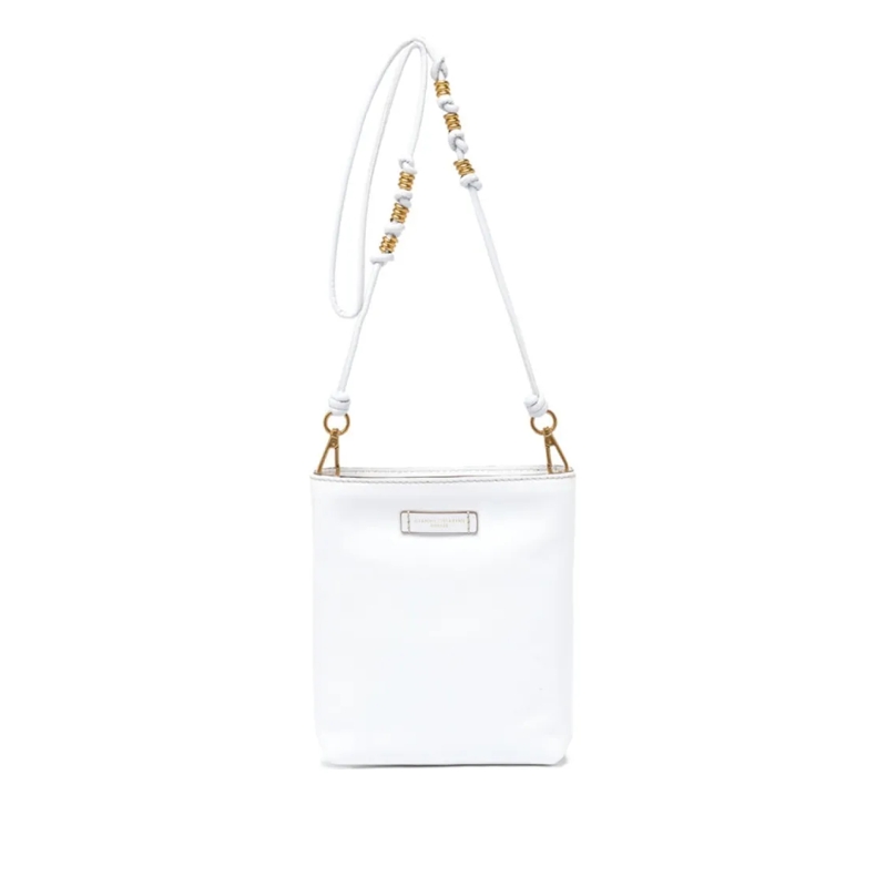 Gianni Chiarini Sac à bandoulière Camilla White Leather Handbag White