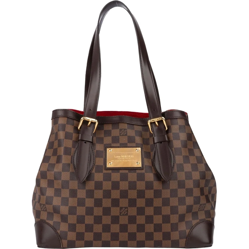 Louis Vuitton Schultertasche Louis Vuitton Damier Ebene Monogram Hampstead MM H braun