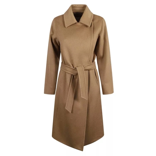 Max Mara Cashmere Belted Coat Brown 