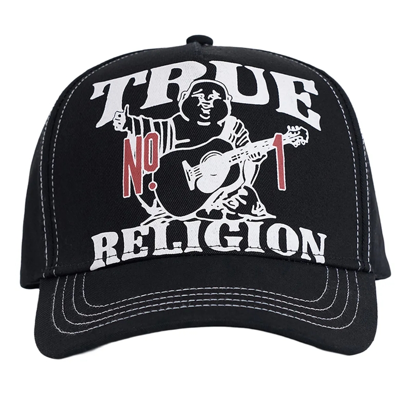 True Religion Hut - Verstellbare Riemen am Hinterkopf- Verstärktes  schwarz